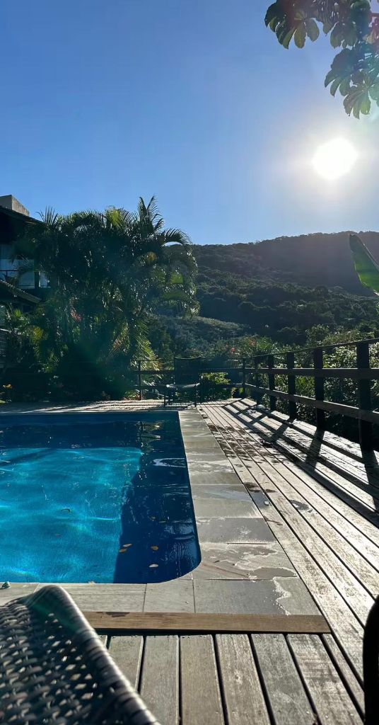 Pool deck sunrise