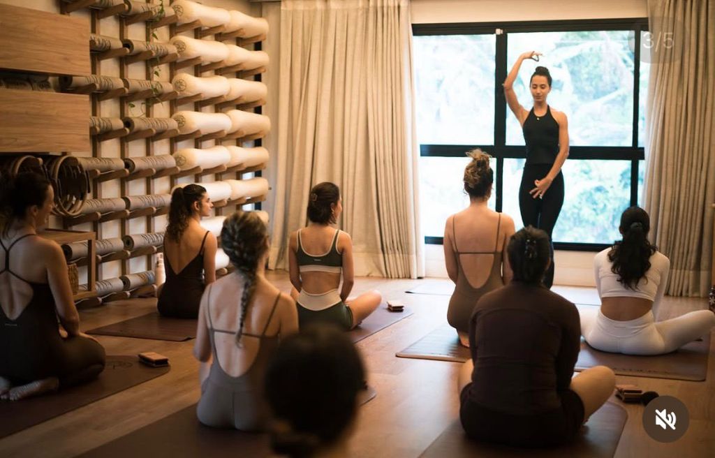 Yoga class